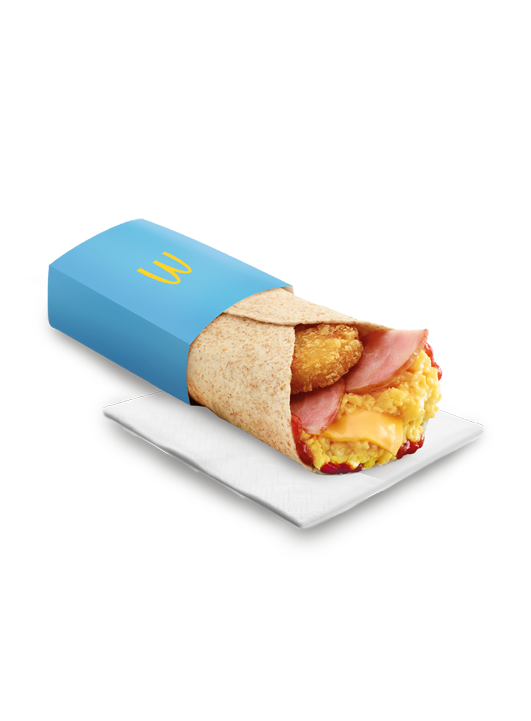 Breakfast Wrap Chicken Ham 