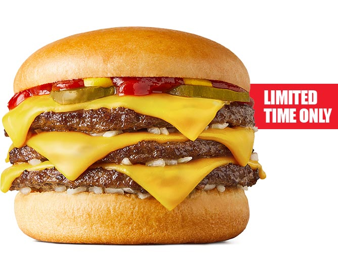 Triple Cheeseburger