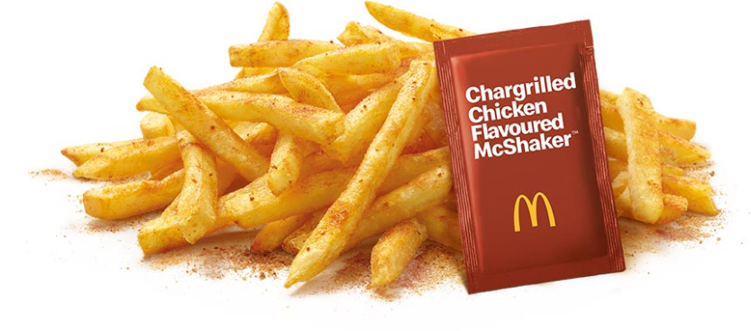 Chargrilled Chicken Flavoured McShaker™ Fries 