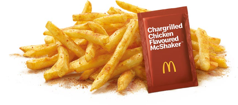 Chargrilled Chicken Flavoured McShaker™ Fries