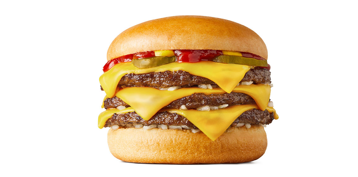 Triple Cheeseburger 