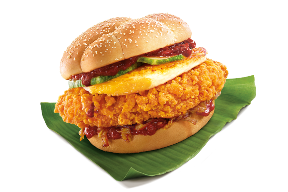 Nasi Lemak Burger