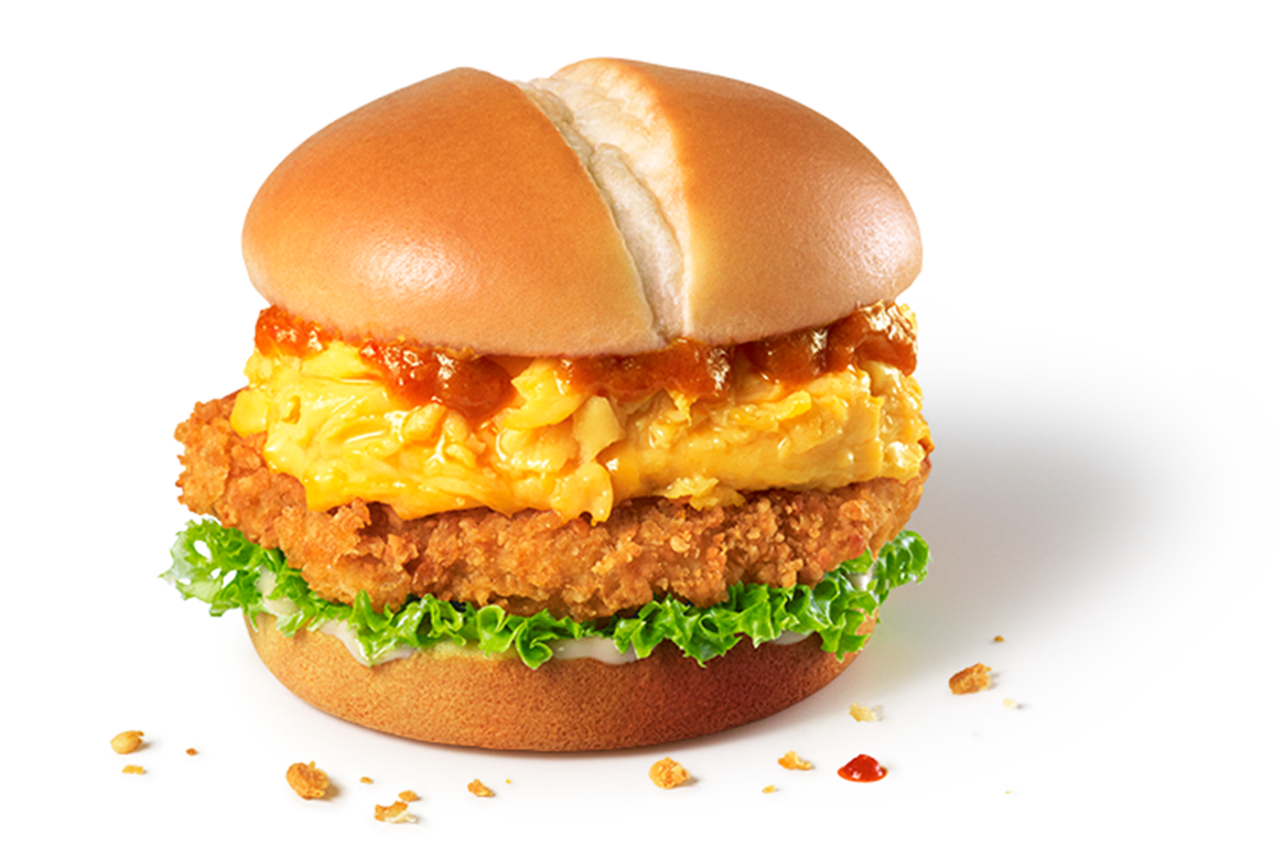 Chilli Crab Sauce Chicken Burger