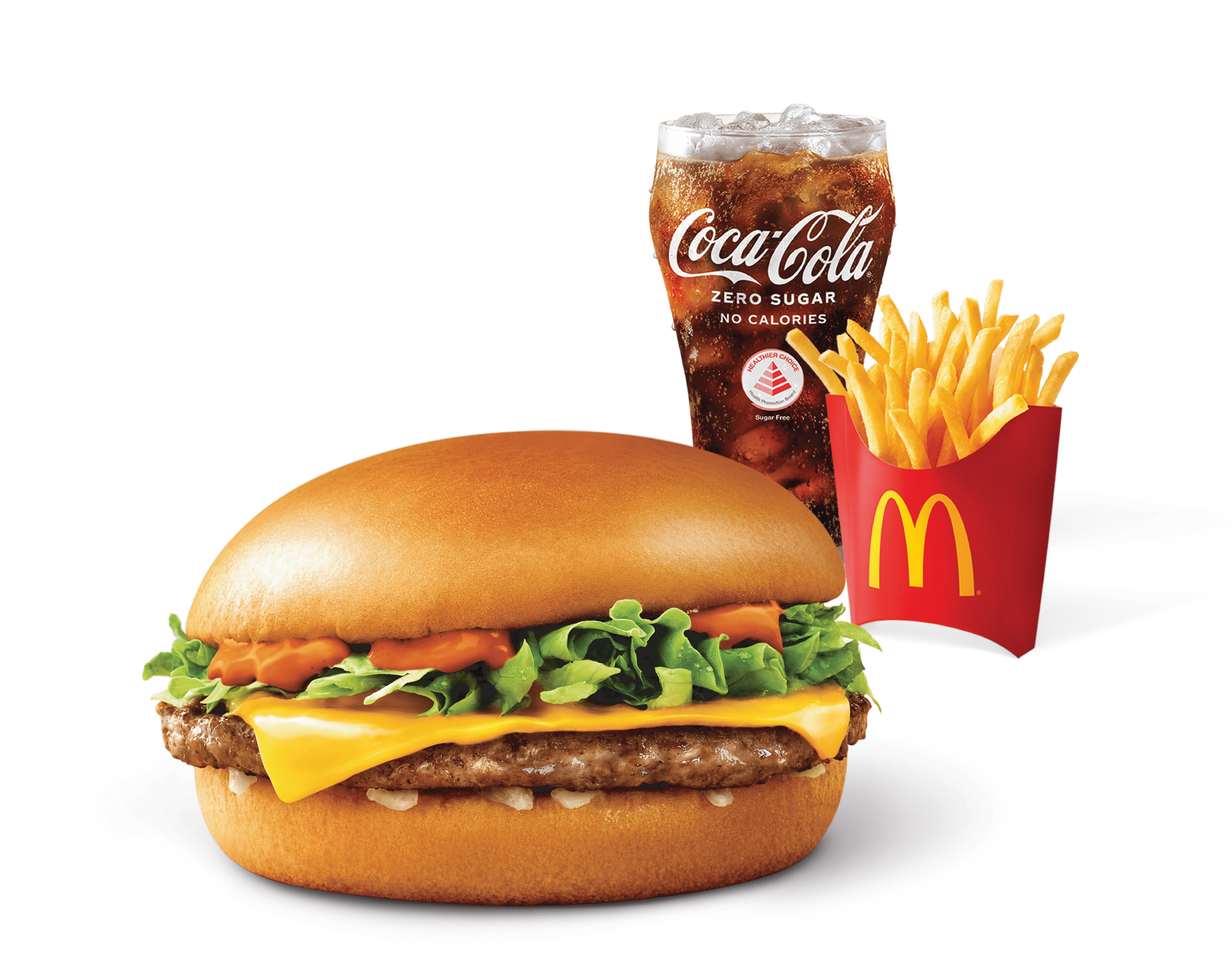 Spicy Tomato Beef Burger Meal 