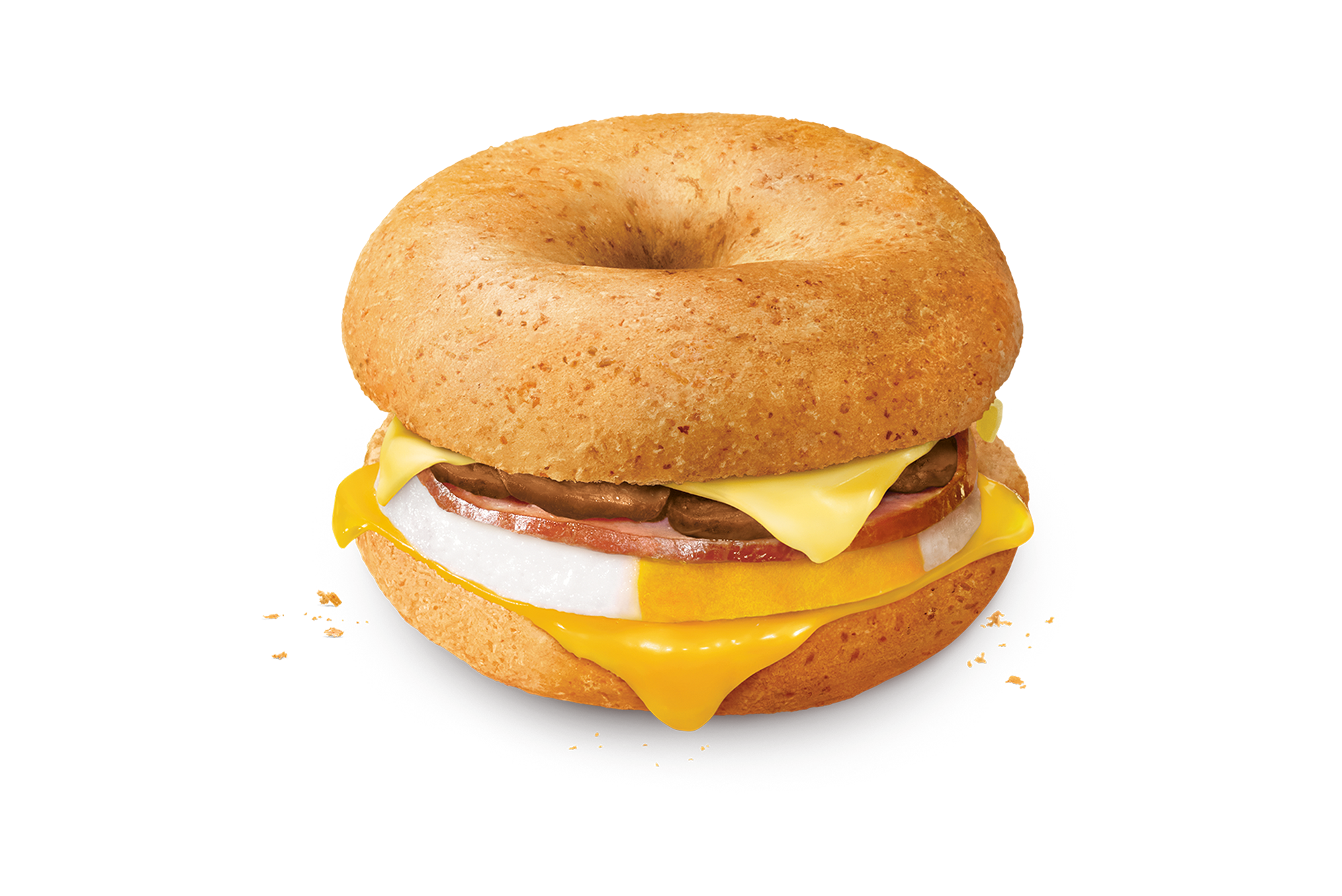 Breakfast Bagel Chicken Ham