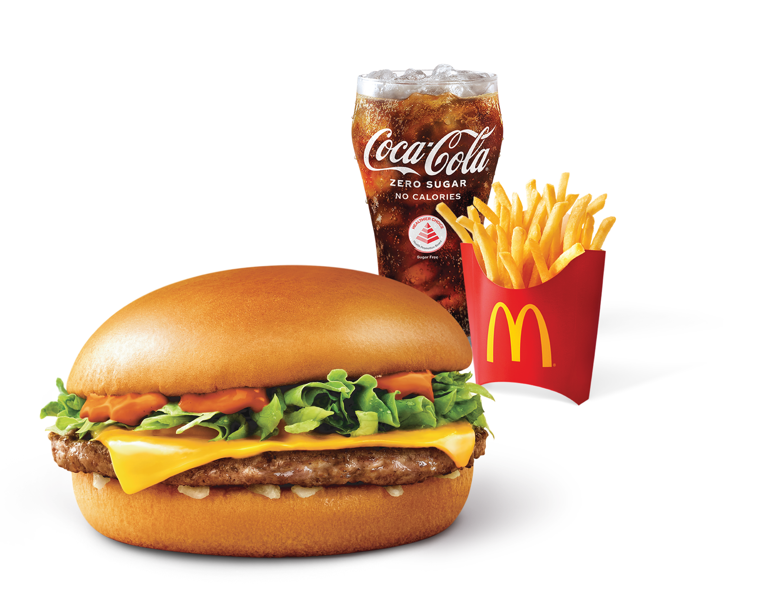 Spicy Tomato Beef Burger Meal 