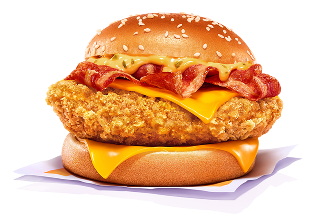 Cheesy Jalapeño Chicken Burger 