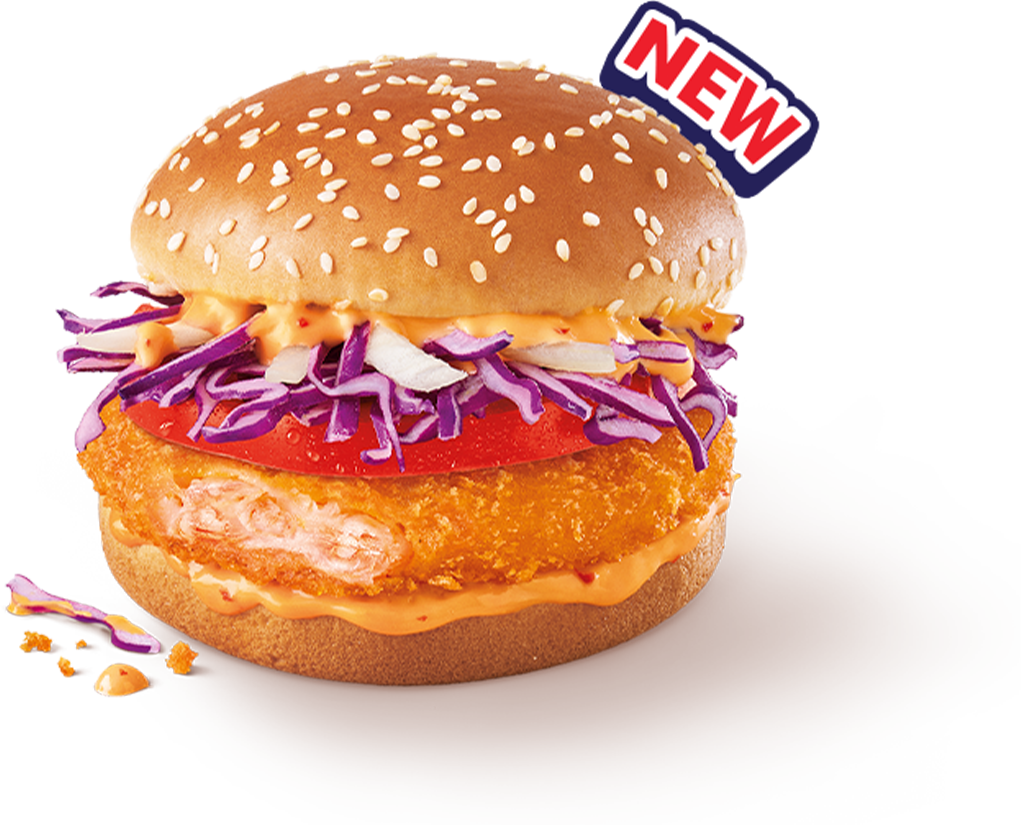 Tom Yum Prawn Burger 