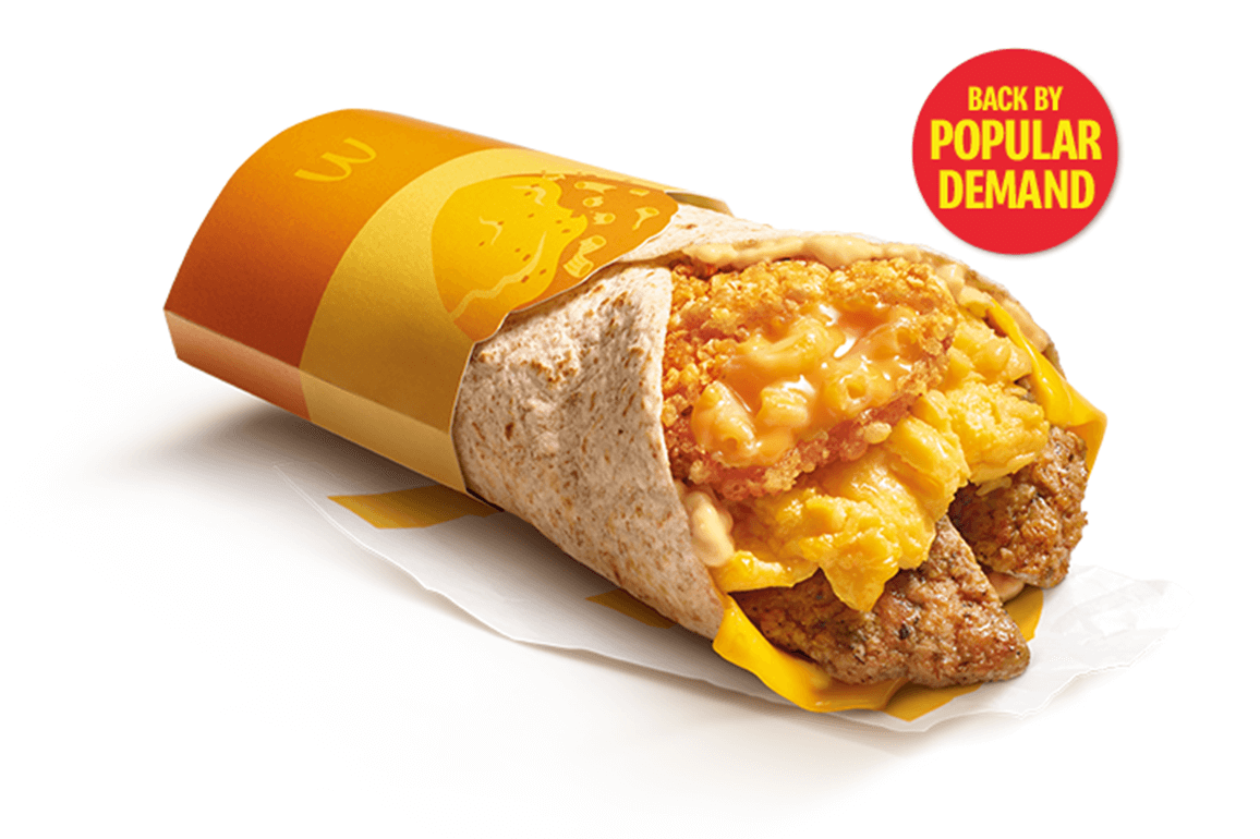 Crispy Mac 'N Cheesy Wrap Chicken Sausage 