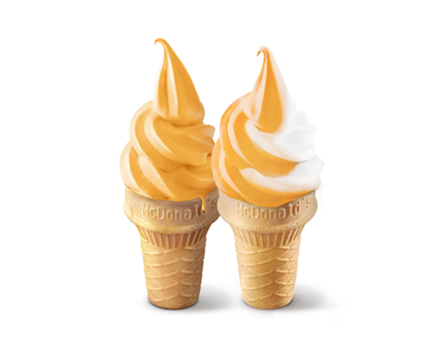 Mandarin Orange Cone & Twist Cone 