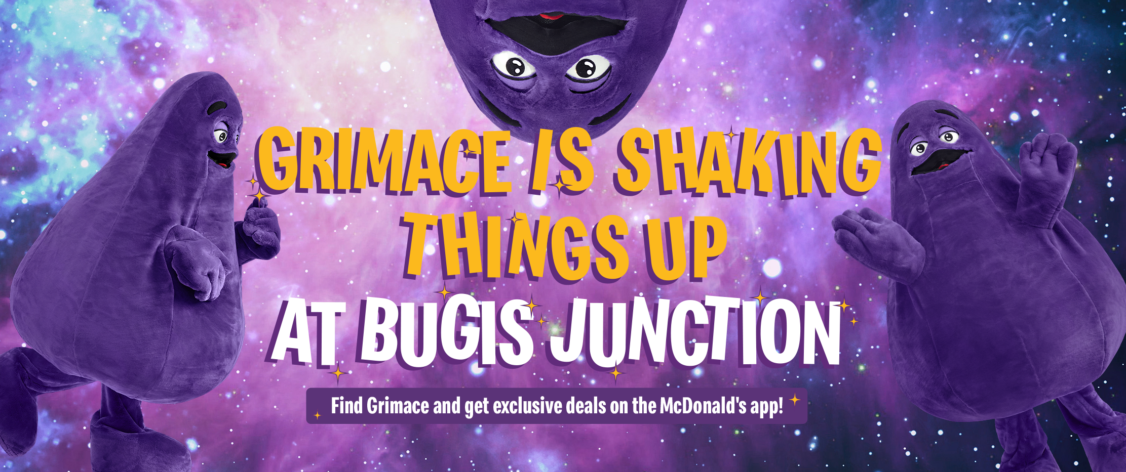 IT'S A GRIMACE TAKEOVER