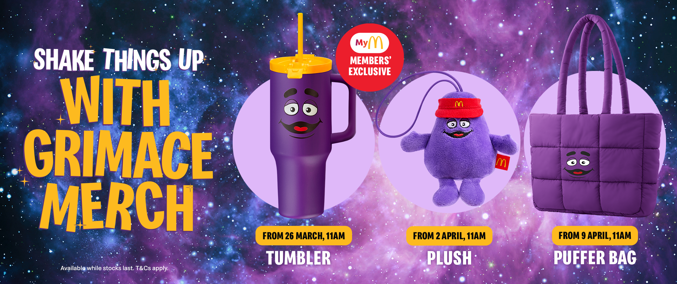 FRESH GRIMACE MERCH HAS DROPPED!