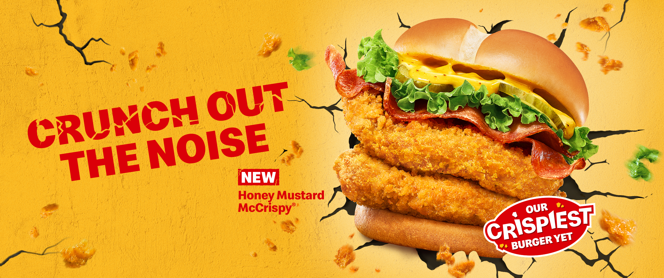 NEW Honey Mustard McCrispy® Burger