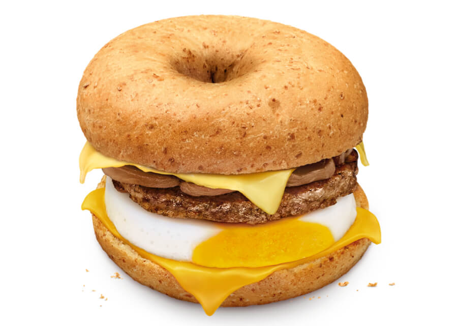 Breakfast Bagel Saus age 