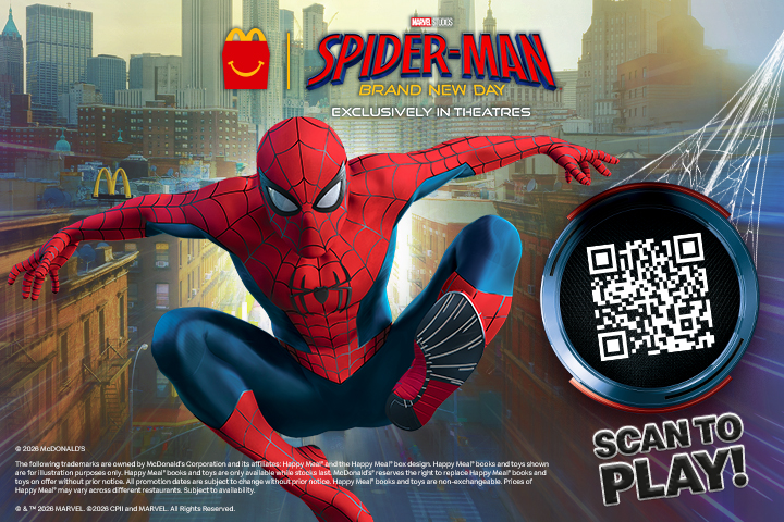  Enjoy Super Mario Digital Experience with every Happy Meal® Toy