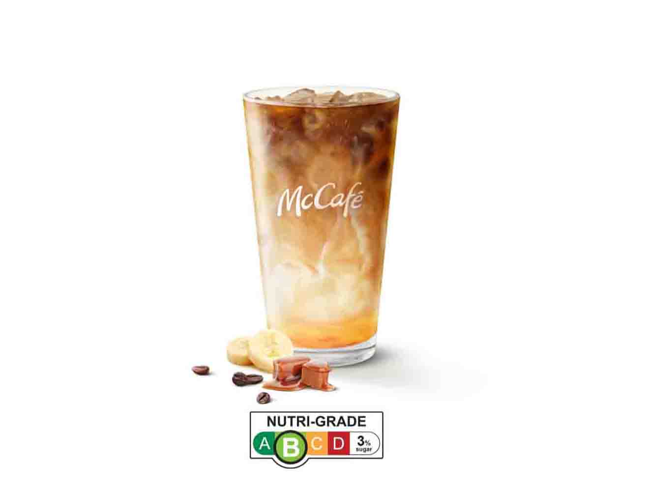 Iced Caramel Banana Latte 