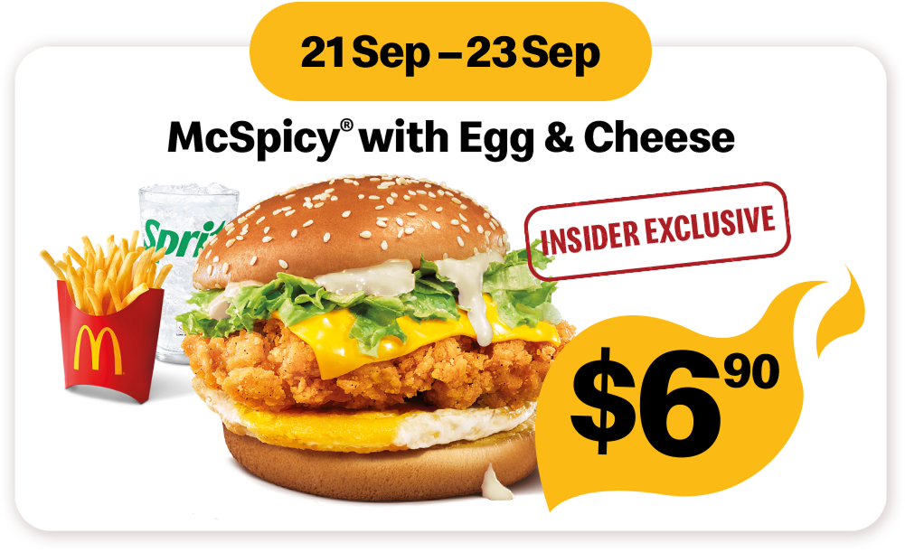 McSpicy with Egg & Cheese Meal