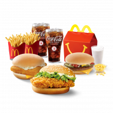 Family Meal: McSpicy® + Filet-O-Fish® Extra Value Meal + Cheeseburger