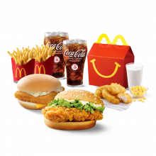 Family Meal: McSpicy® + Filet-O-Fish® Extra Value Meal + Chicken McNuggets
